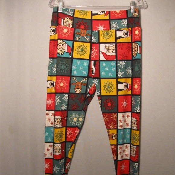 christmas lularoe leggings tc